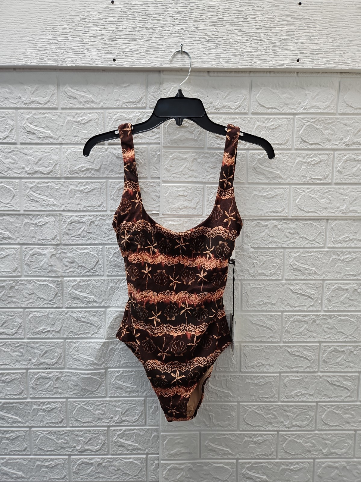 New SPELL Mermaid Cove One-piece Espresso Sz M