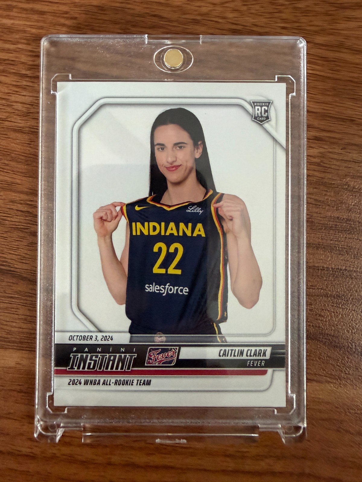 2024-25 Panini CAITLIN CLARK WNBA All-Rookie Team Rookie Limited RC Encased