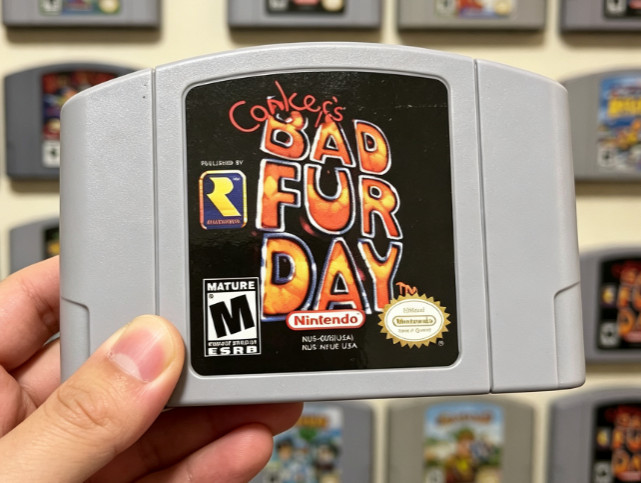 Conker\'s Bad Fur Day N64 Game Cartridge For Nintendo 64 Console USA Version