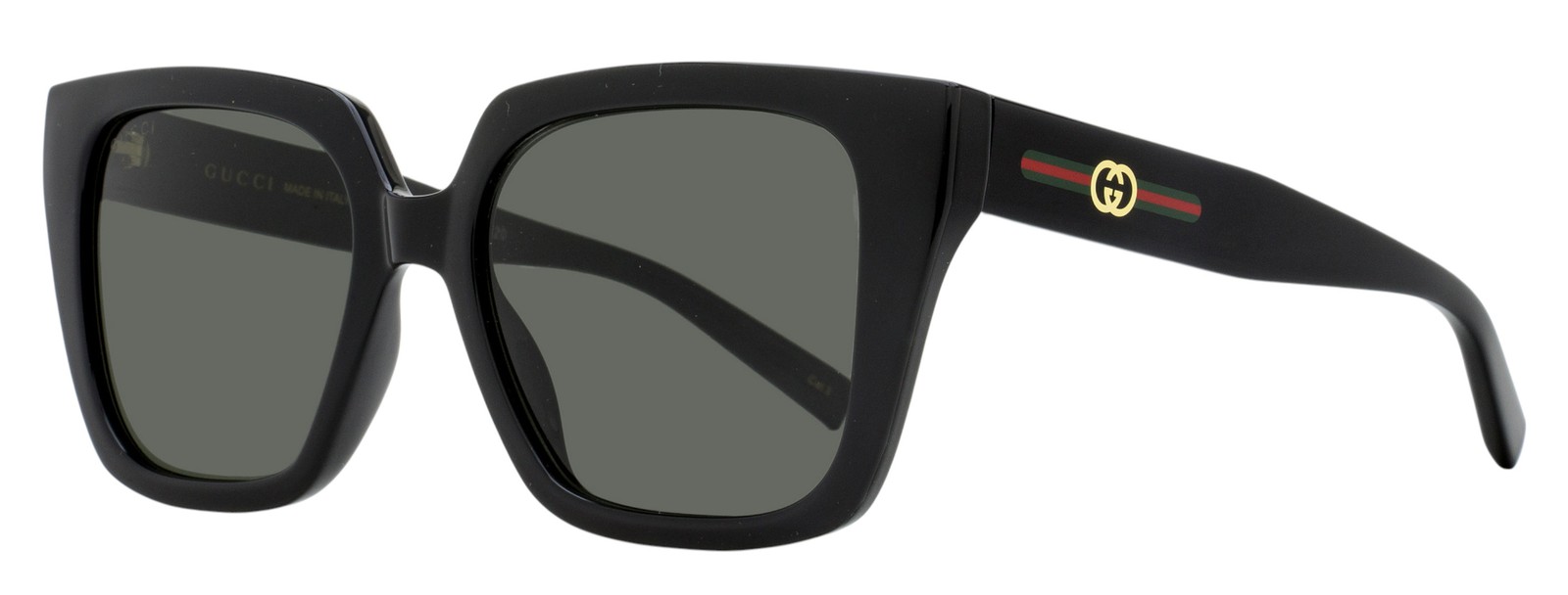 Gucci Oversize Square Sunglasses GG2102S 001 Black 54mm