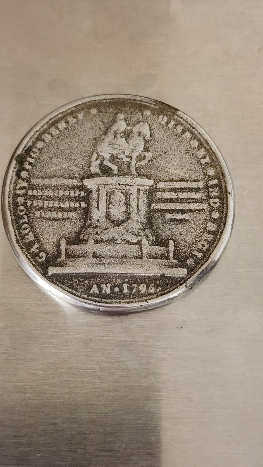 1796 MEXICO CARLOS IV SILVER \