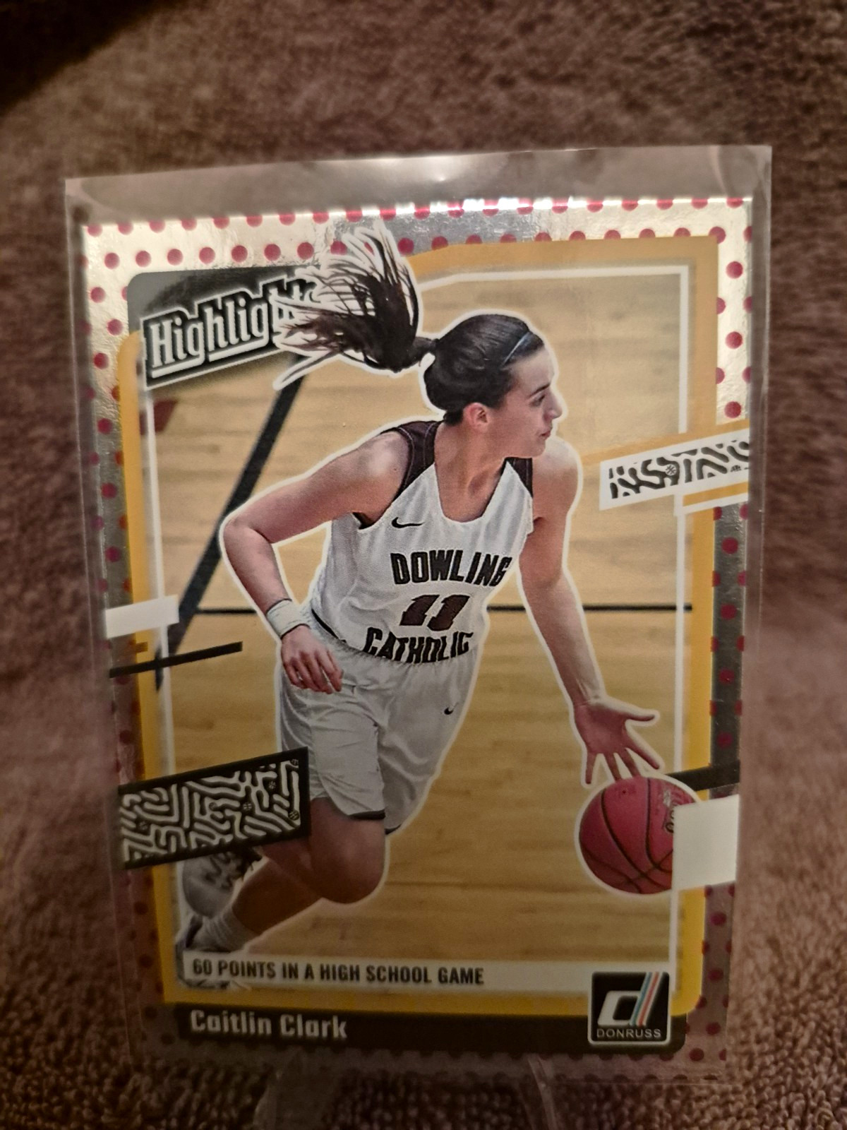 Panini Caitlin Clark Collection 2024 Caitlin Clark Highlights Insert #H3