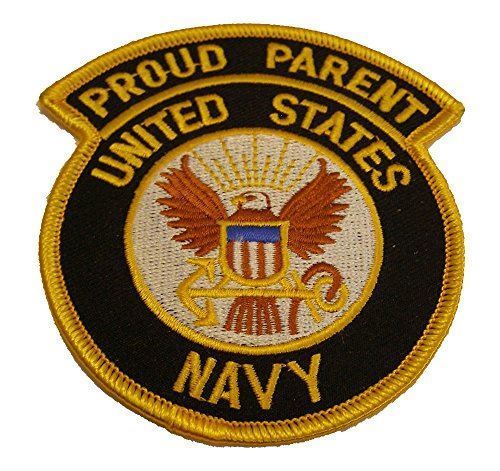 PROUD PARENT USN NAVY PATCH MOM DAD STEP SAILOR SERVICE
