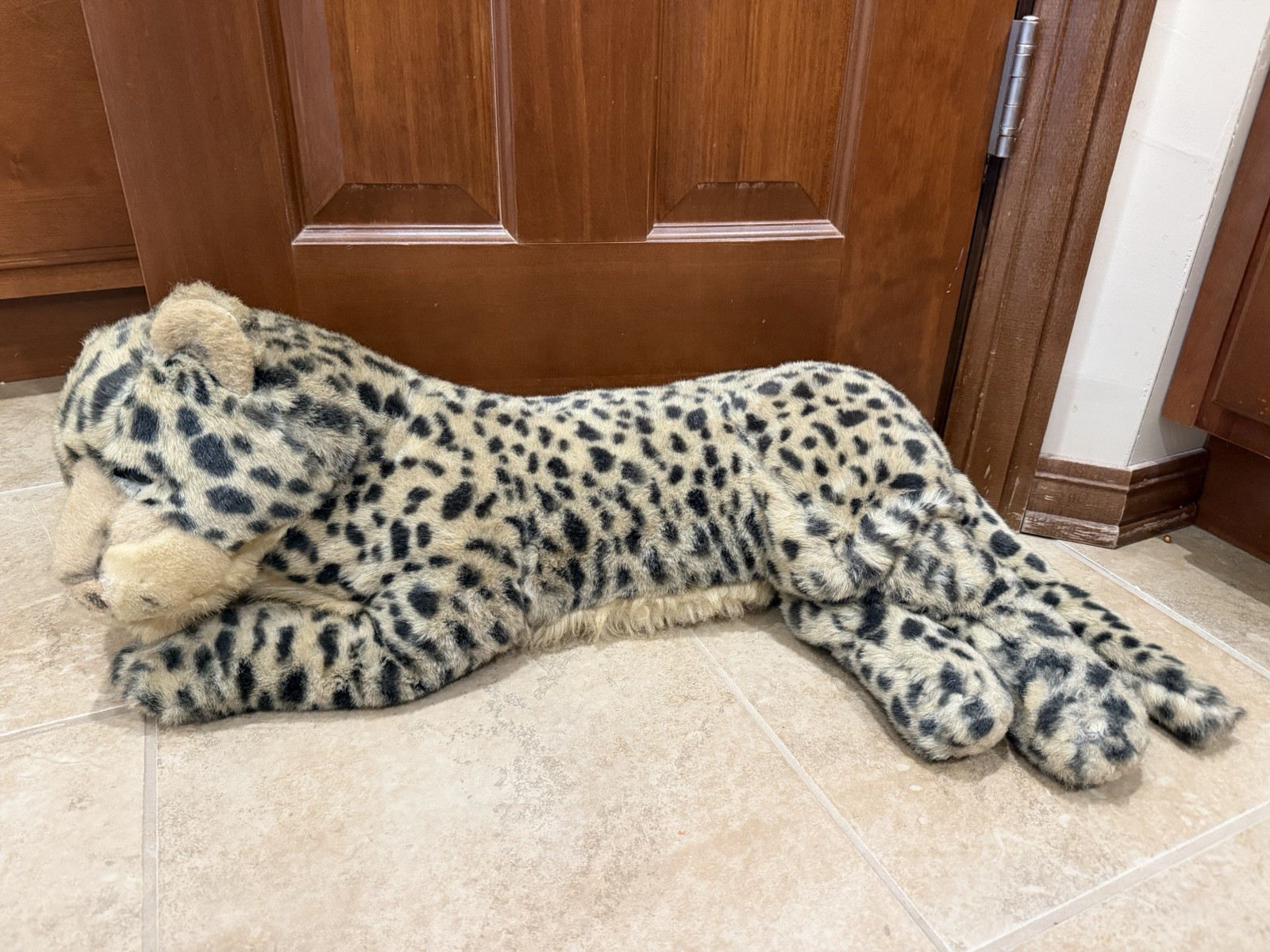 Rare Large Chrisha Playful Plush Leopard Plush Realistic Stuffed Animal Toy 1988 Rare Large Chrisha Playful Plush Leopard Plush Realistic Stuffed Animal Toy 1988