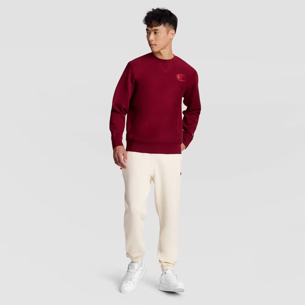 Champion Adult Sizing Iconic Fleece Sweatpants - Unbleached Cotton M