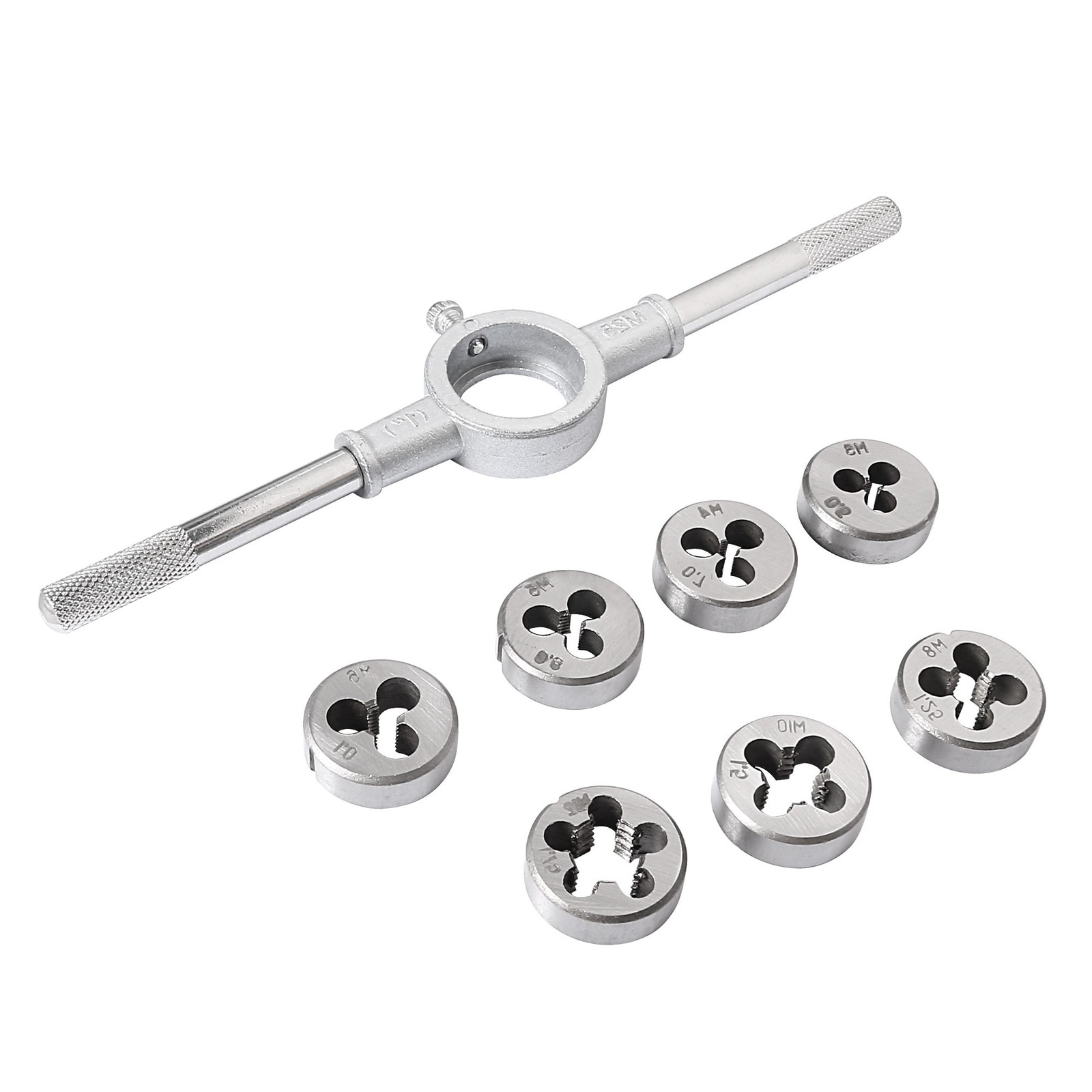 8pack M3-M12 Die Stock Handle Wrench Set 1\