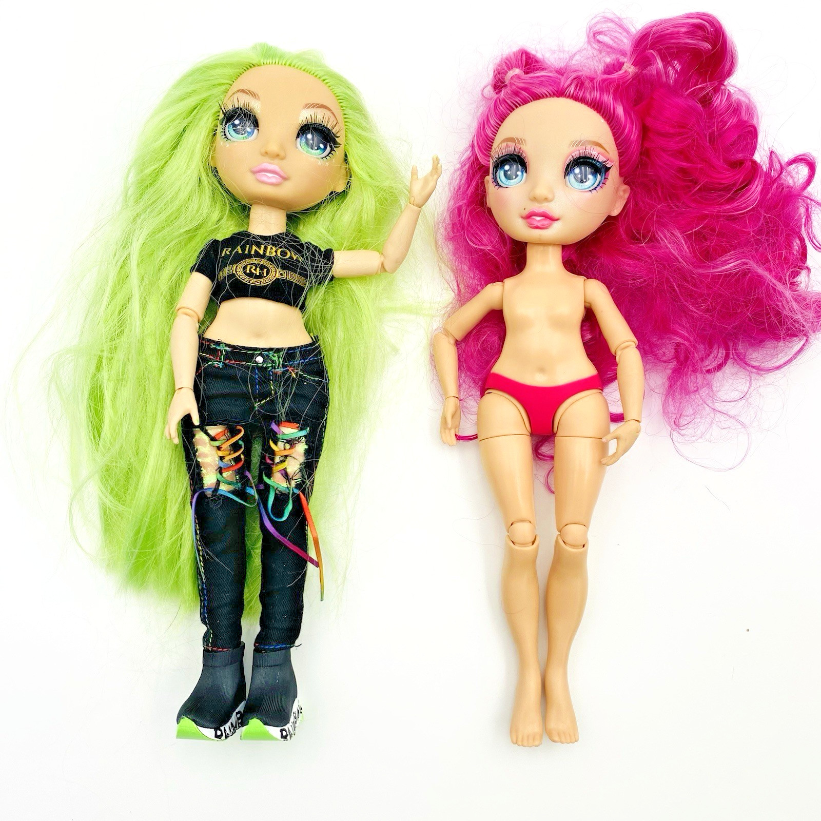 Rainbow High Fashion Doll Lot Jade Hunter w/ Outfit & Stella Monroe Nude Jr. MGA Rainbow High Fashion Doll Lot Jade Hunter w/ Outfit & Stella Monroe Nude Jr. MGA