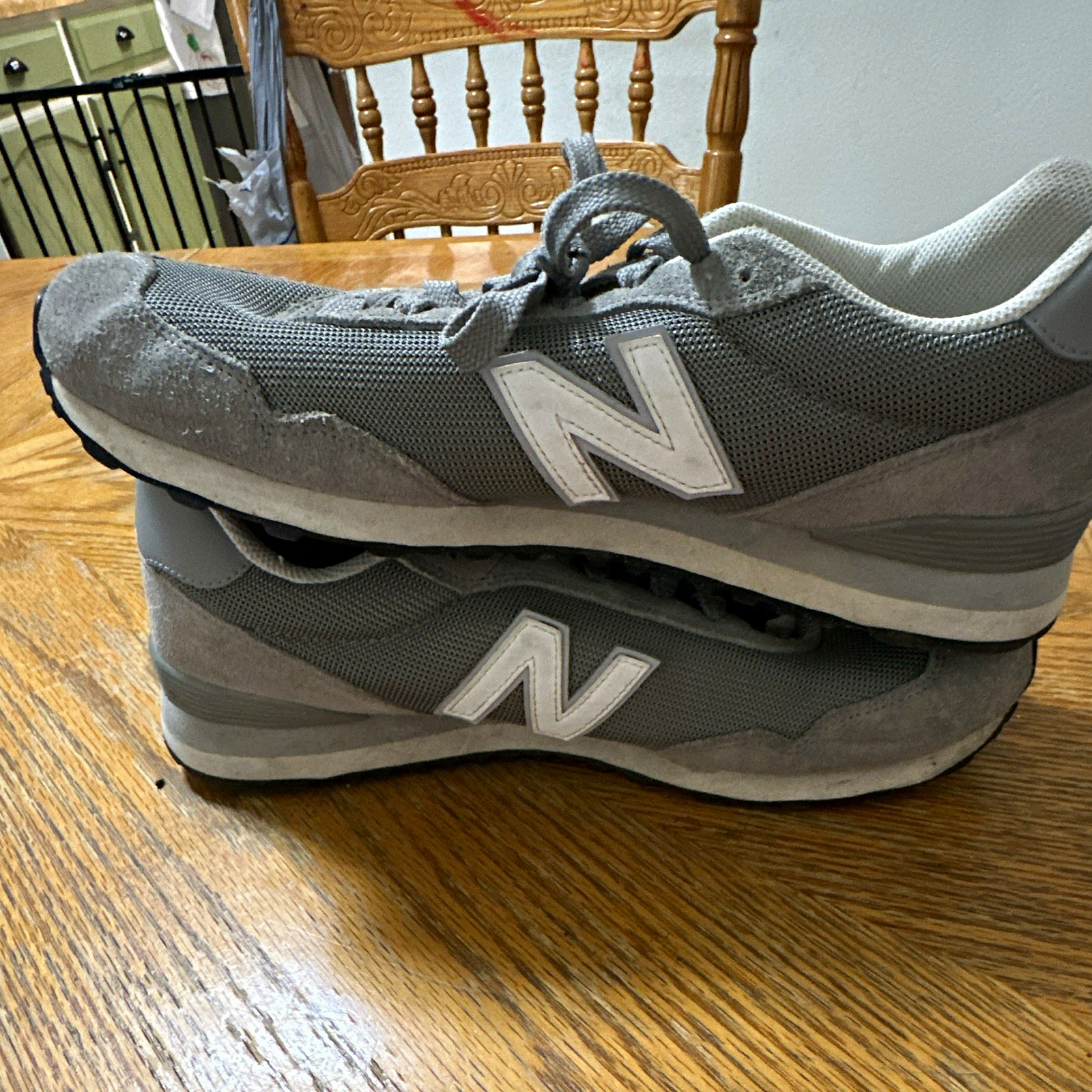 New Balance ML515GRY Men\'s Gray Low Top Mesh Lace-Up Athletic Sneakers New Balance ML515GRY Men\'s Gray Low Top Mesh Lace-Up Athletic Sneakers