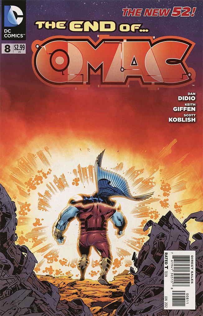 O.M.A.C. (3rd Series) #8 VF; DC | OMAC New 52 Keith Giffen Last Issue - w/Bag+Bo