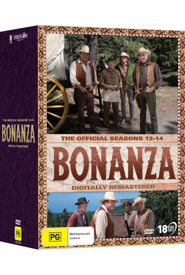 BONANZA THE OFFICIAL SEASONS 12-14 [NTSC ALL REGIONS] (18DVD) NEW/SEALED