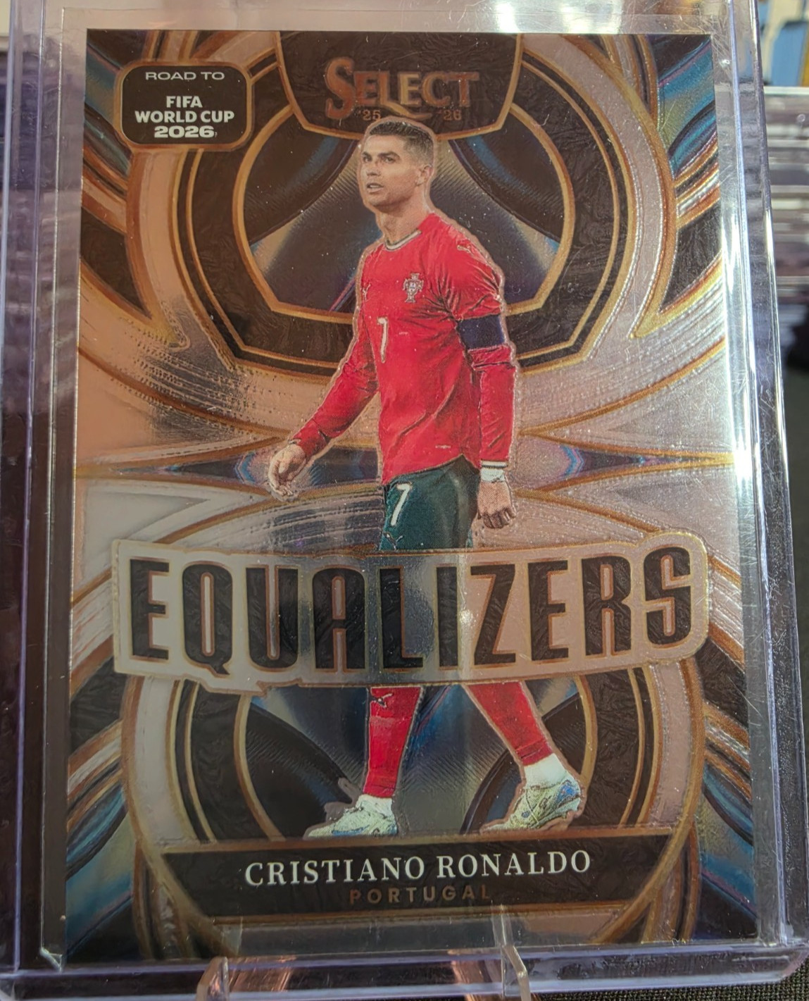 Cristiano Ronaldo Equalizers 2025-2026 Select Road To World Cup 2026 Card# 15🔥