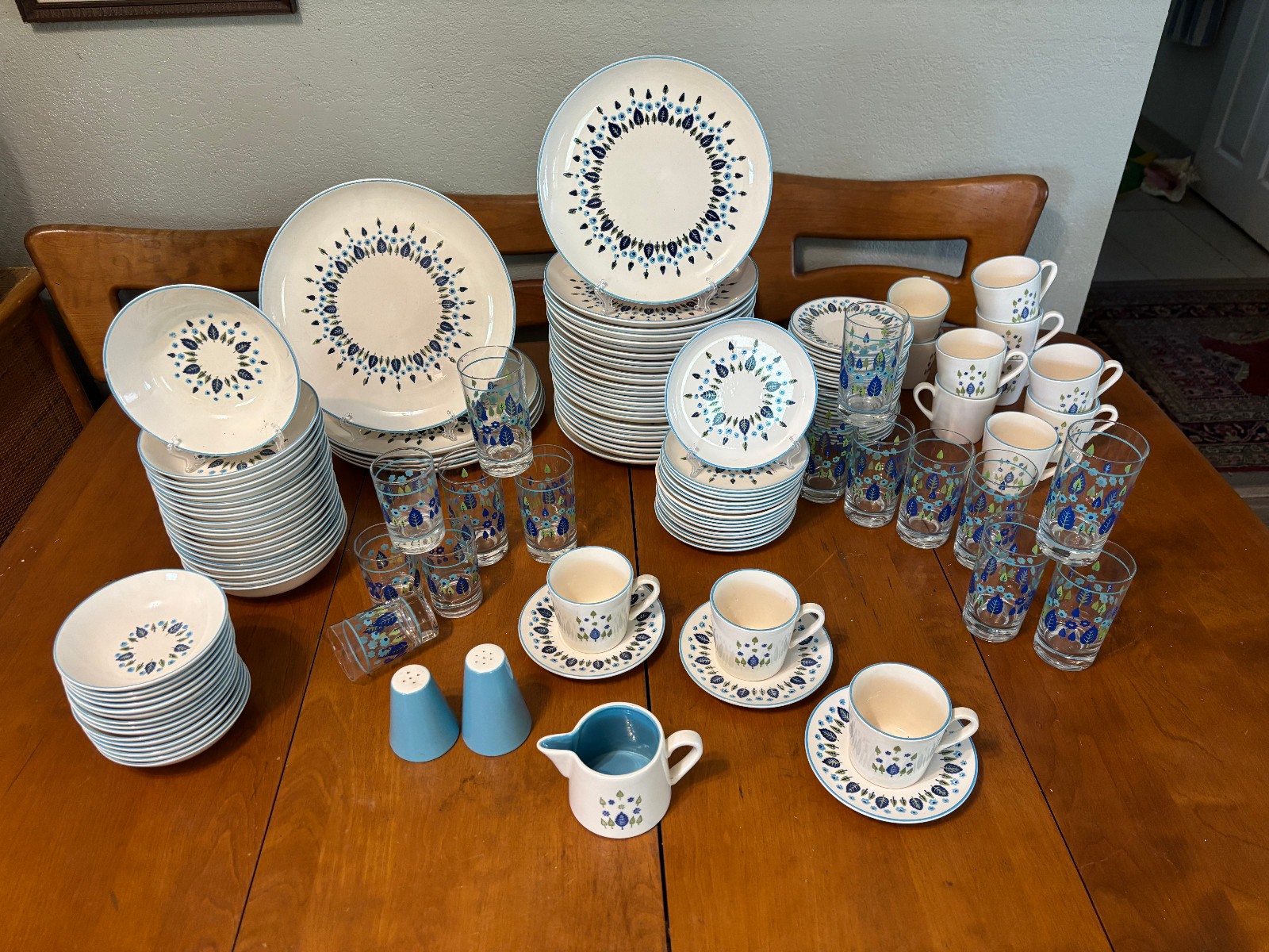 NOS Marcrest MCM Swiss Alpine Chalet Dinnerware - INVENTORY CLEARANCE READ DESC.