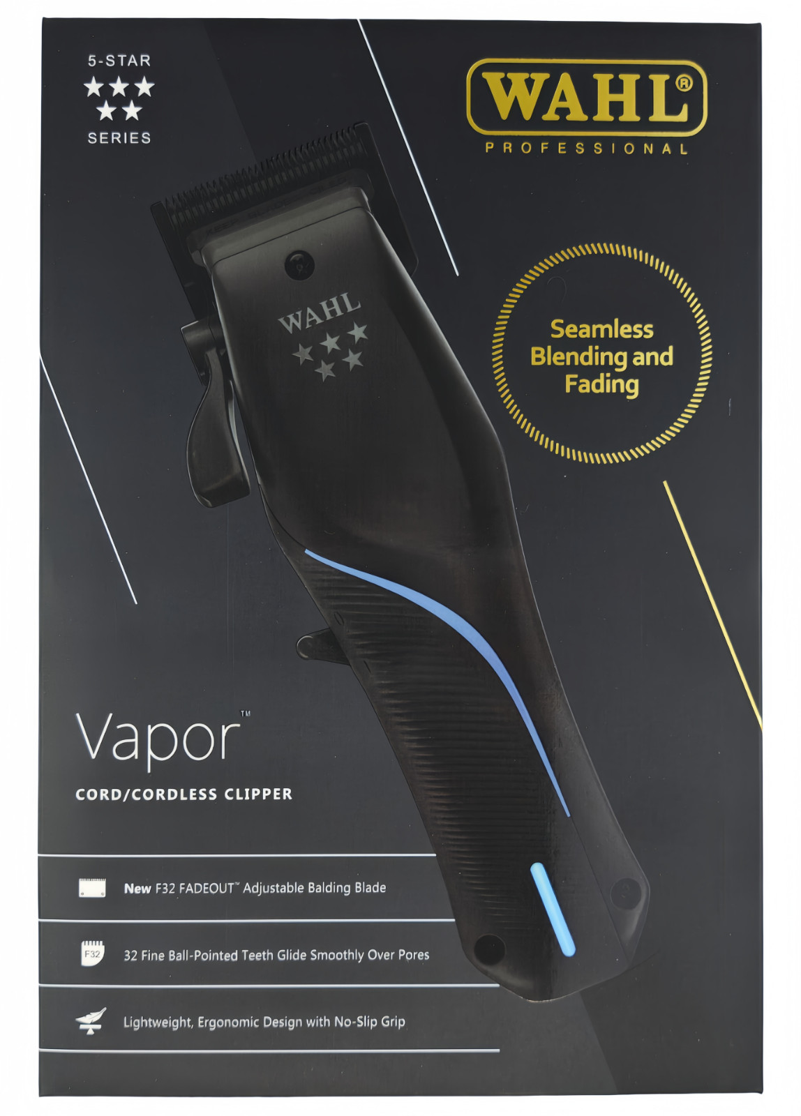 Wahl #3026480 Professional Vapor Cord / Cordless Clipper 5-Star Series