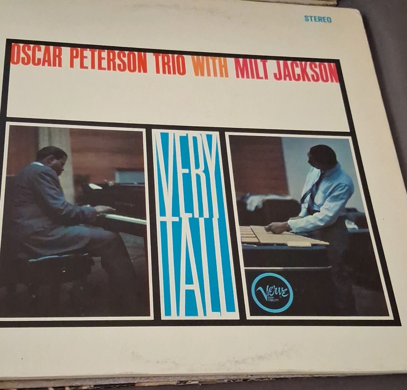 Oscar Peterson Trio with Milt Jackson Very Tall LP Verve - Klabin Collection