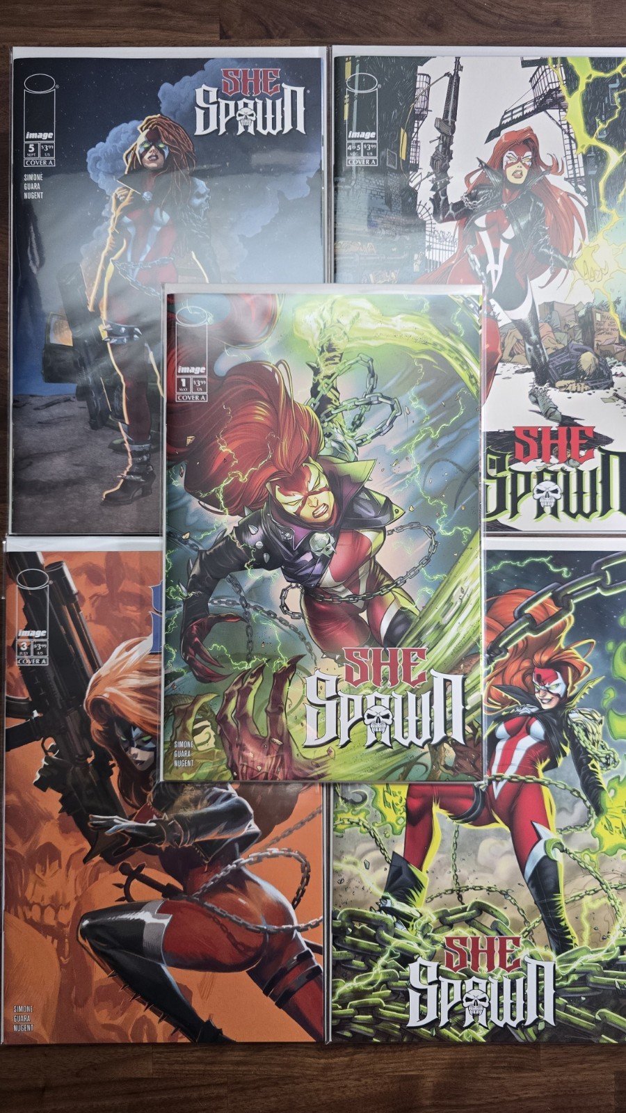 She-Spawn #1 - 5 (Image, 2026) Complete Series - Simone/Guara She-Spawn #1 - 5 (Image, 2026) Complete Series - Simone/Guara