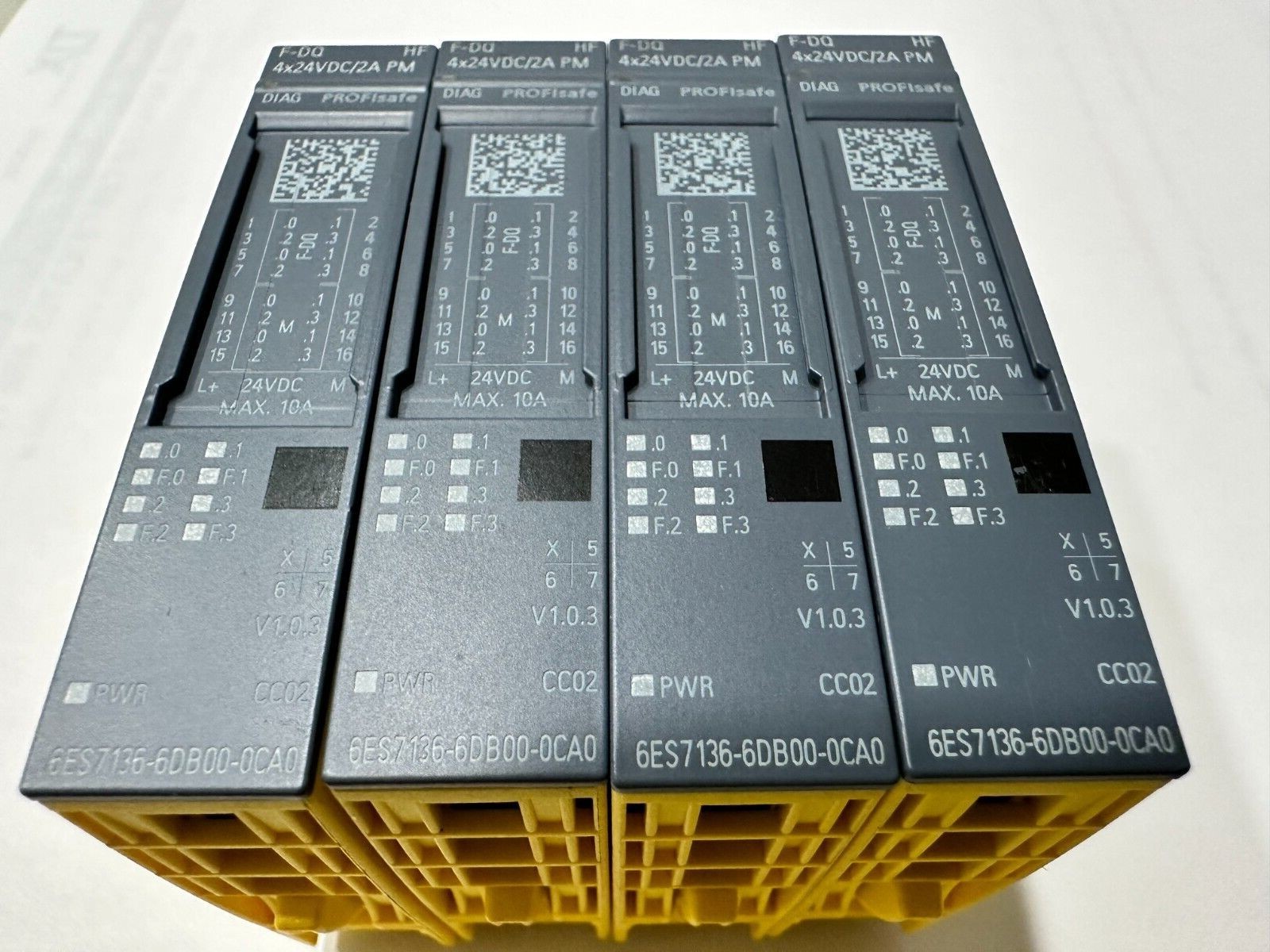Siemens Module  ET 200SP  6ES7136-6DB00-0CA0.  F-DQ 4X24 V DC/2A 