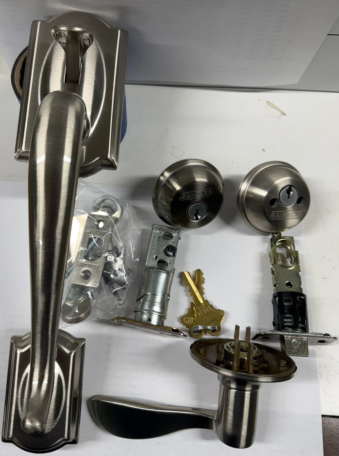 Schlage FE285 CAM 619 ACC RIGHT HAND Exterior and DOUBLE DEAD BOLT Schlage FE285 CAM 619 ACC RIGHT HAND Exterior and DOUBLE DEAD BOLT