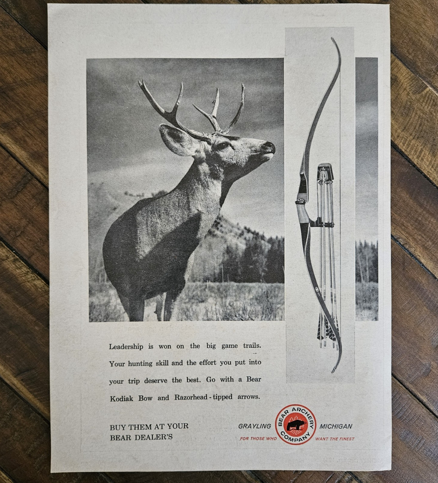 1961 BEAR Archery Kodiak Recurve Bow 8\