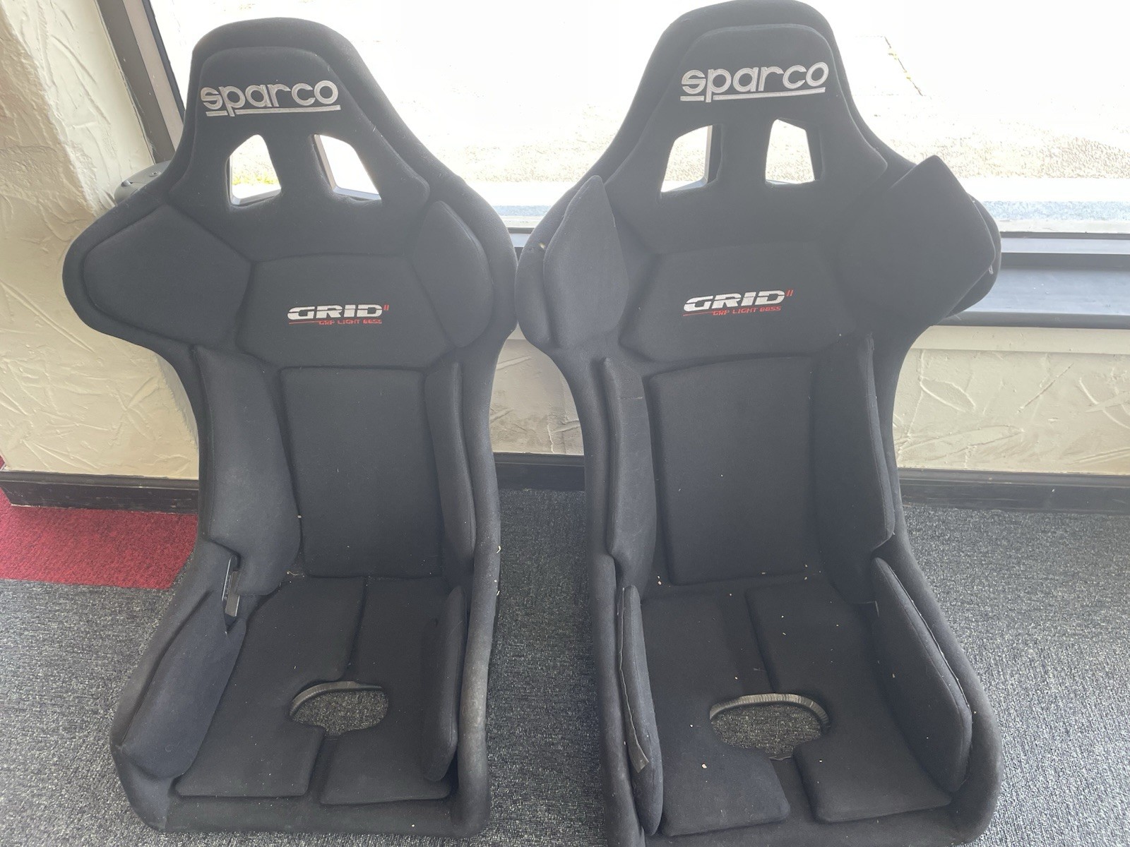 2 Used Sparco Grid II Car Seats