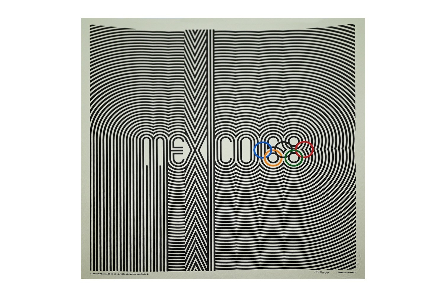 POSTER MEXICO CITY 68 OLYMPIC GAMES (LIMITED EDITION 1000 PIECES)