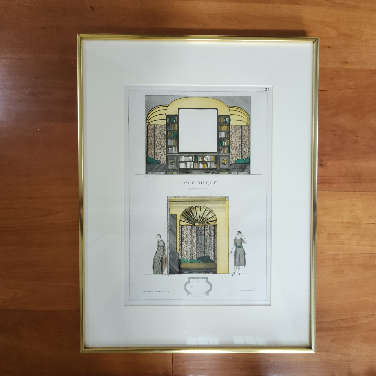 Rare Jacques Villon Architectural Etching for Louis Sue Andre Mare Art Deco Rare Jacques Villon Architectural Etching for Louis Sue Andre Mare Art Deco
