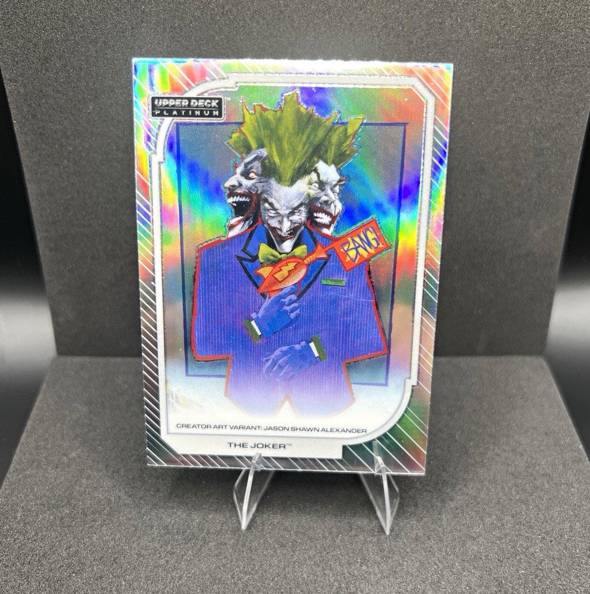 2026 Upper Deck DC Platinum The Joker Creator Art Variant SP by Jason Alexander