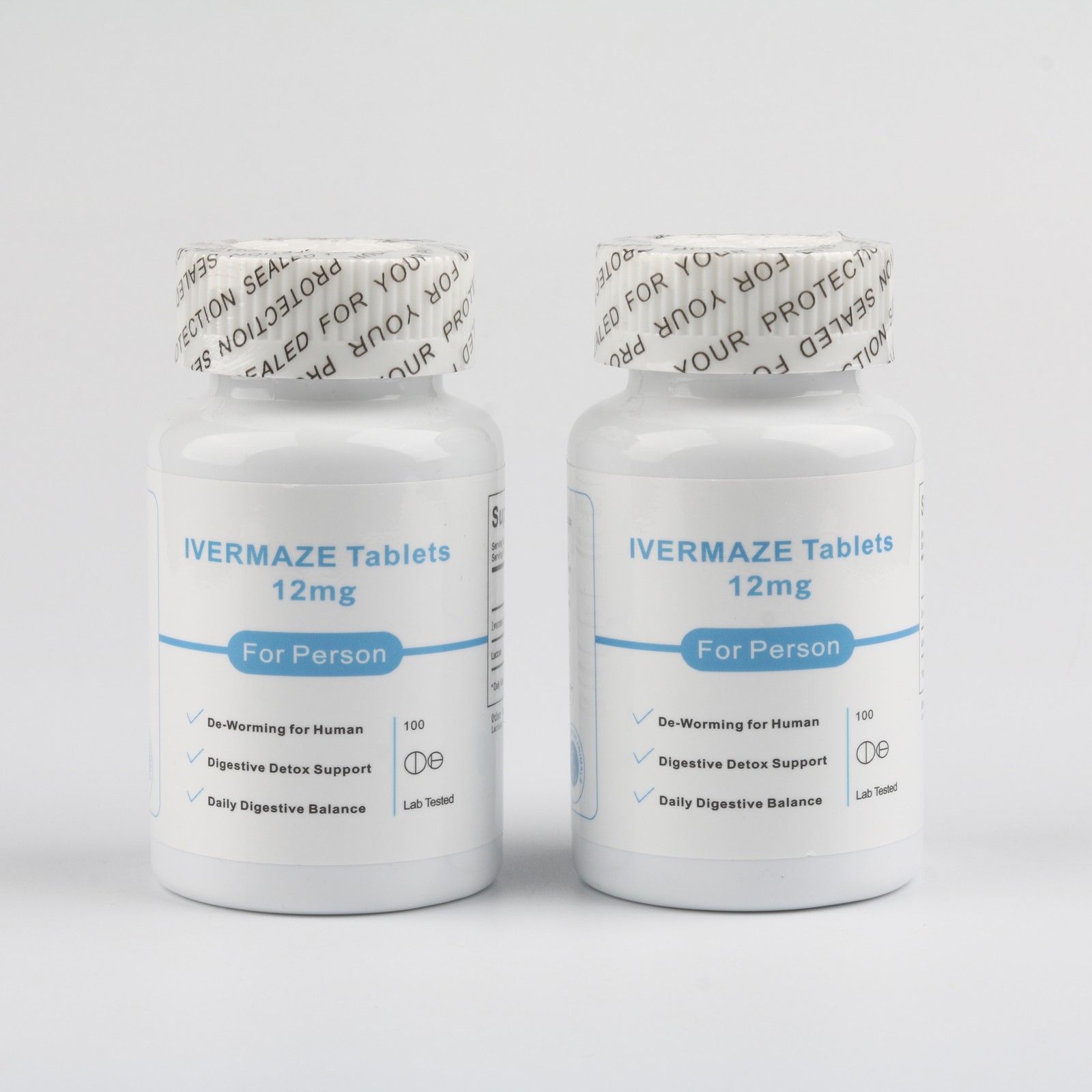 Shipping Ivermaze* -12 Labs Mg 100 Count Digestive Supplement Us-Stock complimen