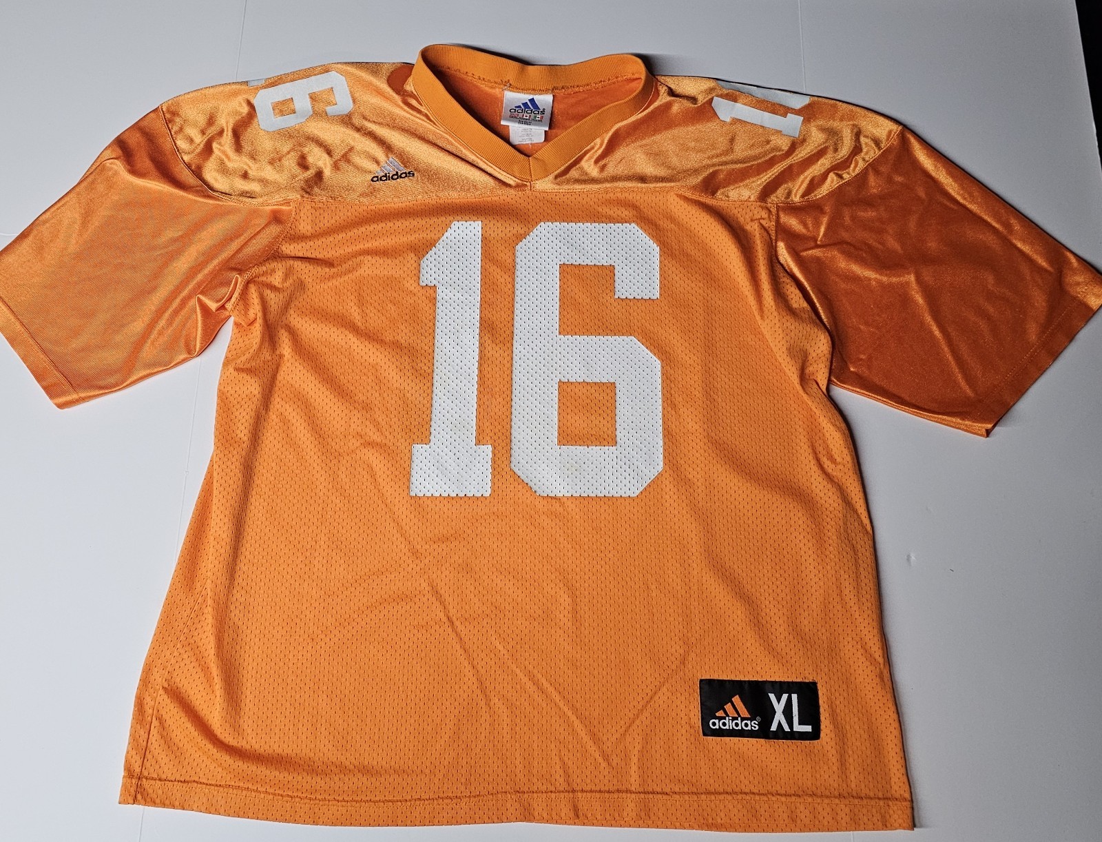 Vintage Peyton Manning Tennessee Volunteers #16 Adidas Jersey Orange Men's XL Vintage Peyton Manning Tennessee Volunteers #16 Adidas Jersey Orange Men's XL