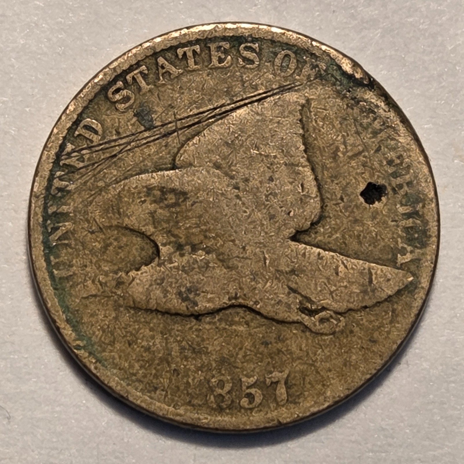 #3 Nicer Low Mintage 1857 Flying Eagle Cent #3 Nicer Low Mintage 1857 Flying Eagle Cent