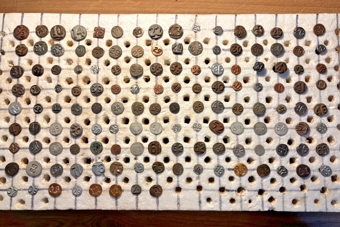 138 Unique Date Nails Lot. Assorted Lengths, Materials, Shapes & Head date nails