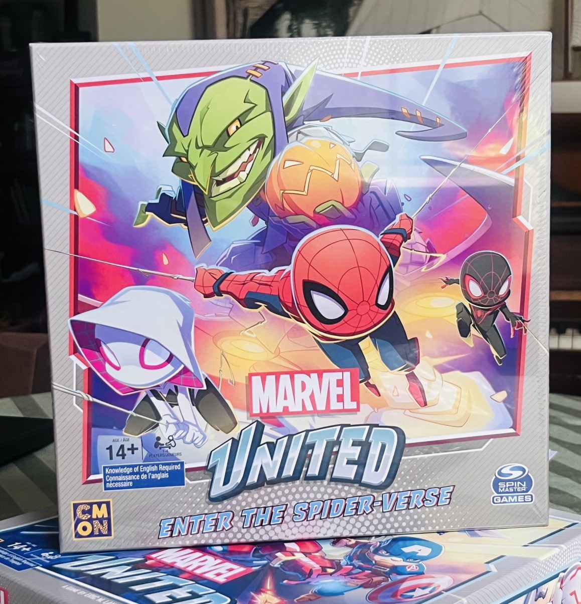 CMON Spin Master Games Marvel United Enter the Spider-Verse Board Game Sealed CMON Spin Master Games Marvel United Enter the Spider-Verse Board Game Sealed