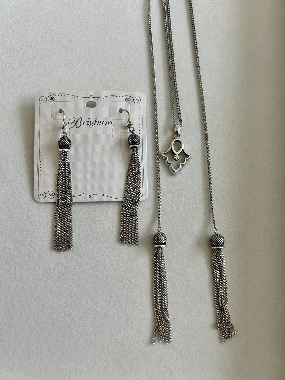 Brighton Salma Lariat Tassel & Earrings Set NWT ~ Rodeo Chic ~ 🐴 Brighton Salma Lariat Tassel & Earrings Set NWT ~ Rodeo Chic ~ 🐴