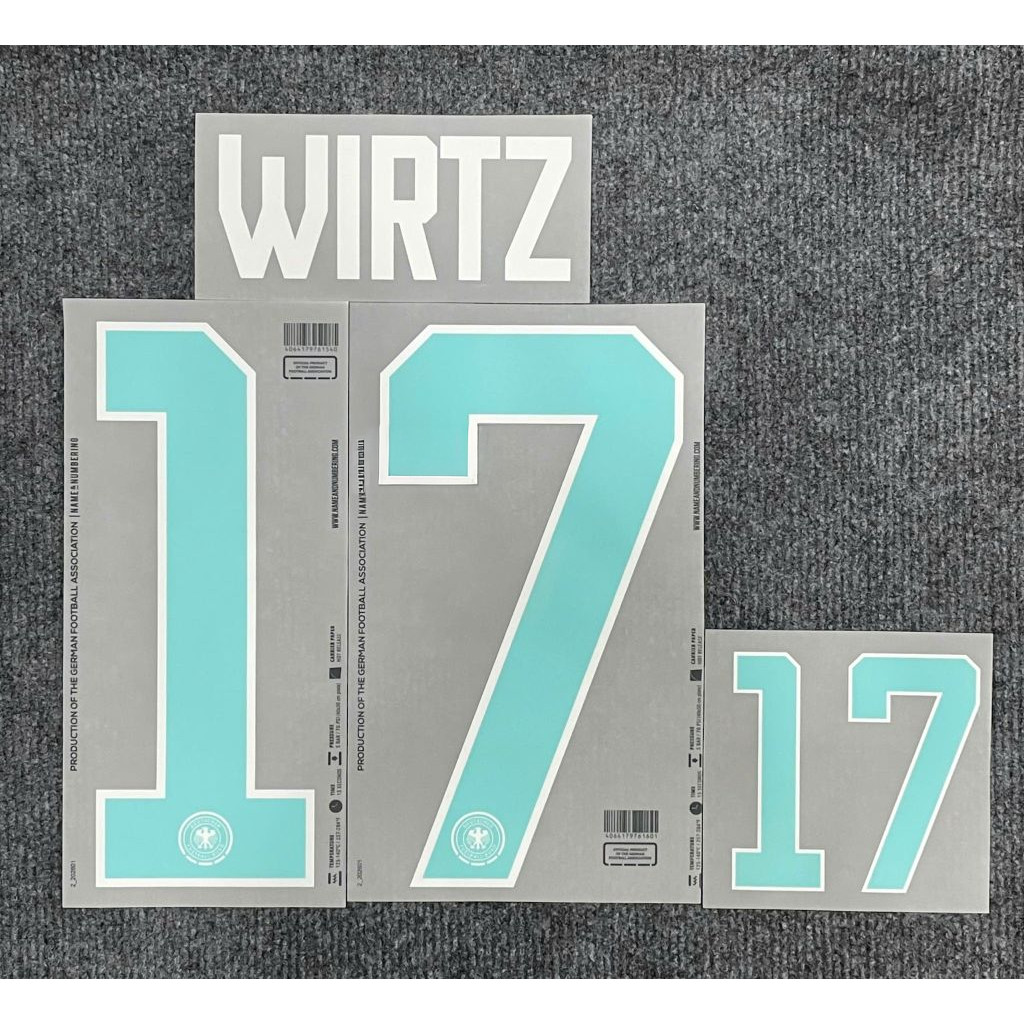 Wirtz 17 Germany Player Size Nameset ID Print Football Jersey