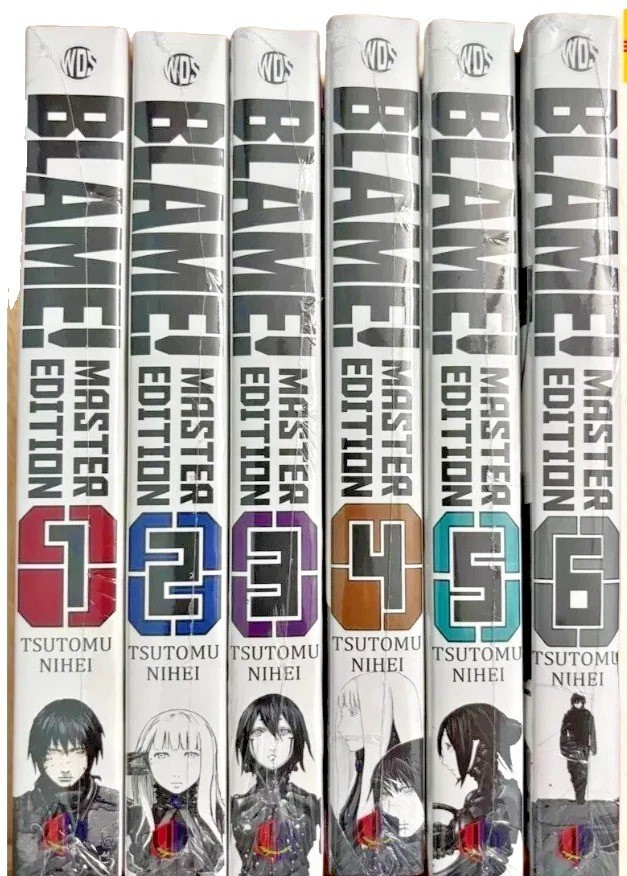 Blame Master Edition Manga Complete Set Vol. 1-6 English Version Express DHL