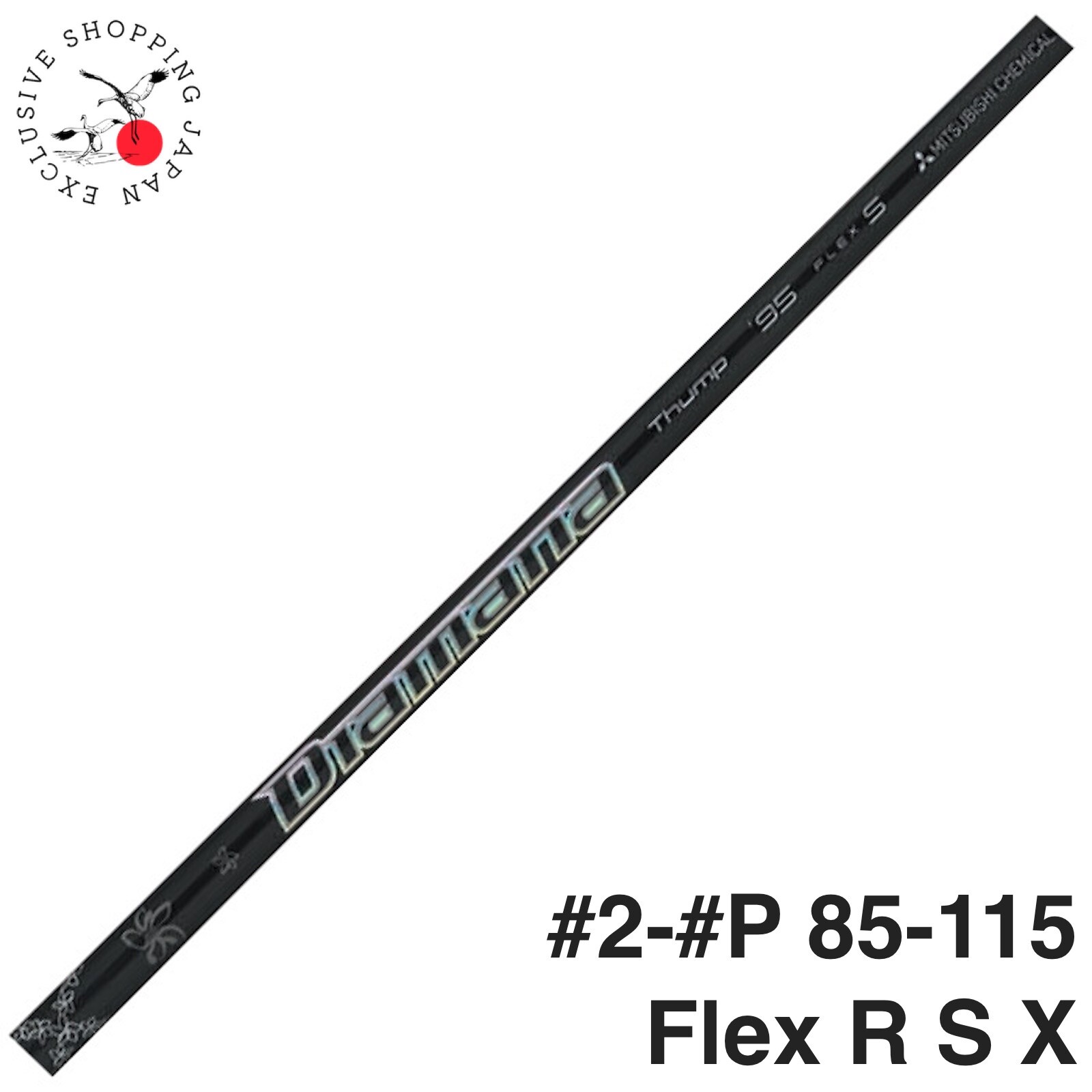 Mitsubishi Chemical Golf Diamana Thump Iron Club Shaft #2-P 85-115 Flex R S X JP