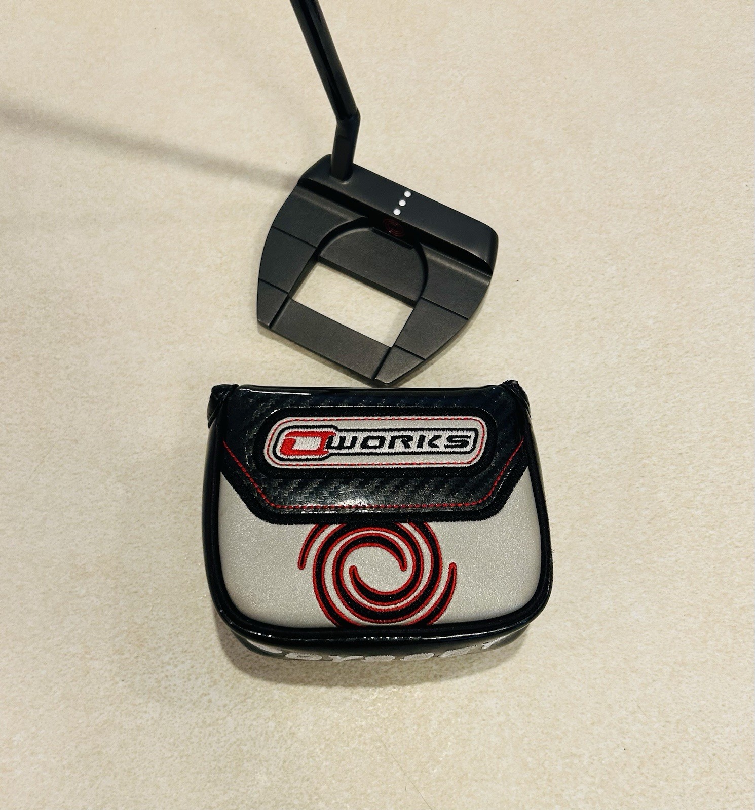 RH ODYSSSEY JAILBIRD O WORKS BLACK PUTTER 34.5” W/HEADCOVER Excellent Rare RH ODYSSSEY JAILBIRD O WORKS BLACK PUTTER 34.5” W/HEADCOVER Excellent Rare