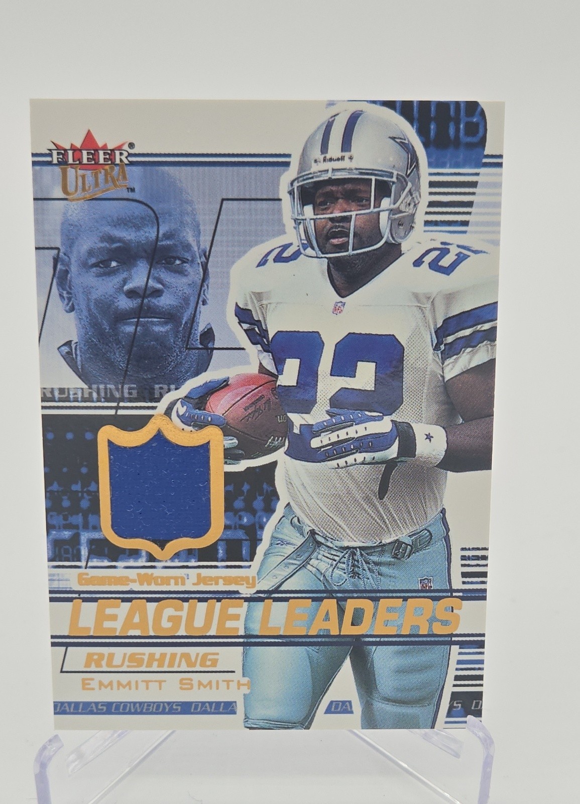 2002 Fleer Ultra - League Leaders Emmitt Smith Jerseys (MEM)