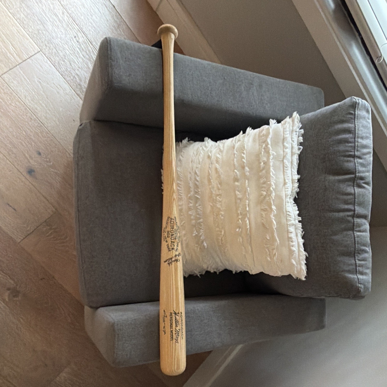 Willie Mays Signed Adirondack Personal Model Baseball Bat, Original Rays UA