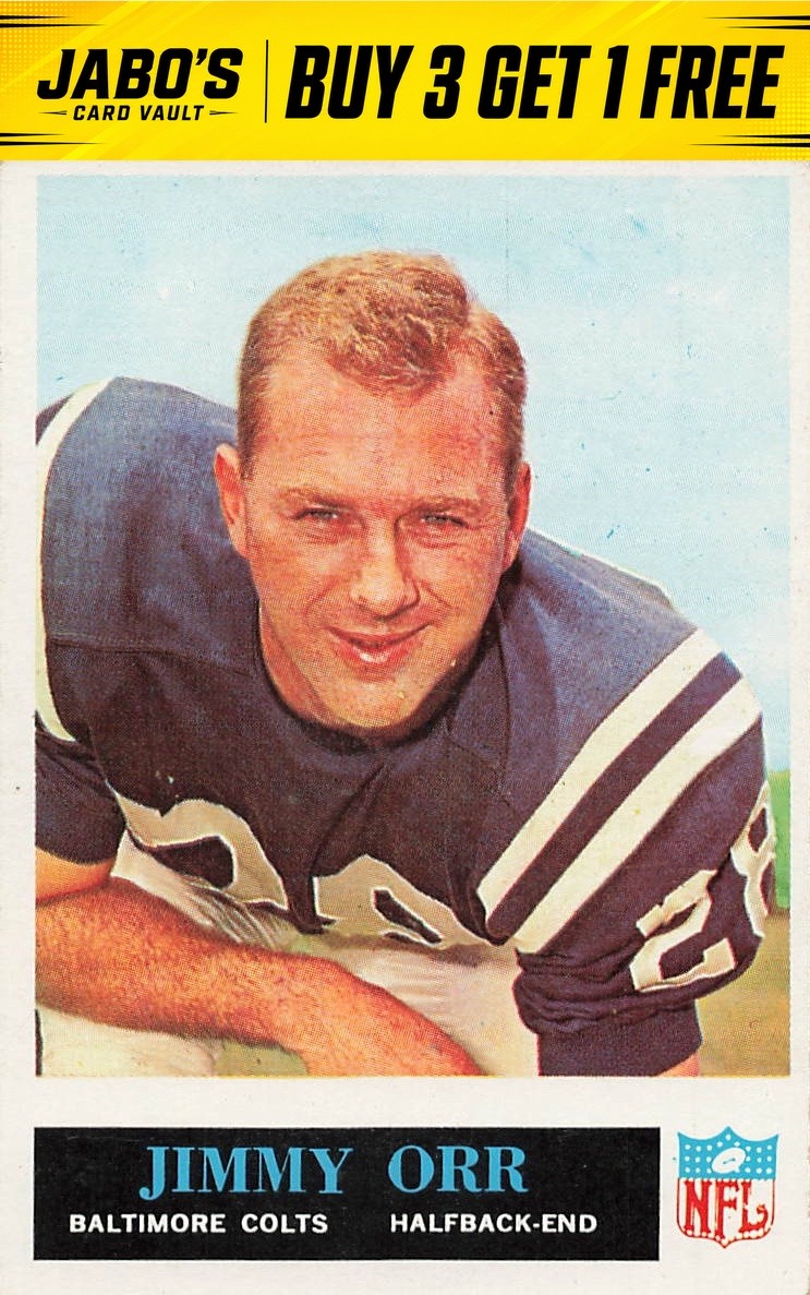 1965 Philadelphia #9 Jimmy Orr Vintage Football Card