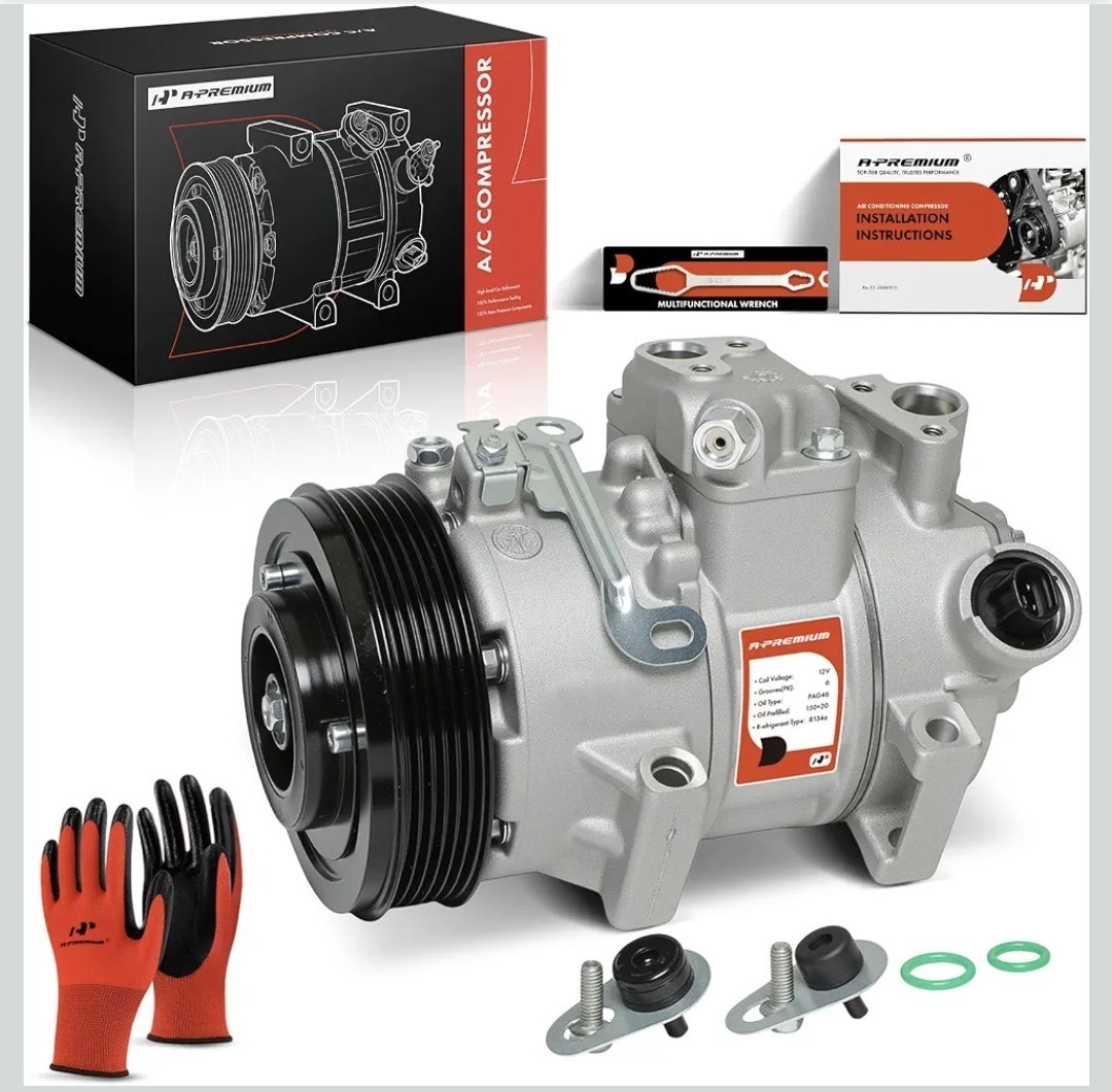 A/C Compressor-New Compressor with Clutch DENSO 471-1607 A/C Compressor-New Compressor with Clutch DENSO 471-1607