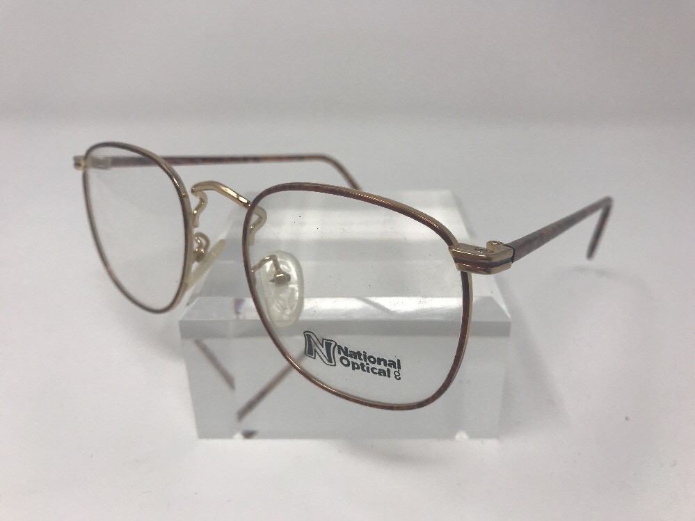 National Optical Scarsdale 616 819 Eyeglasses 52-20-140 Tortoise 7291