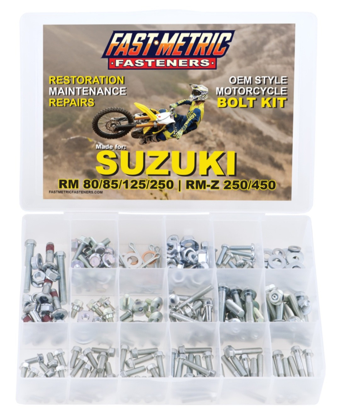 250pc SUZUKI RMZ 250 450 OEM replacement fastener kit Screw nut washer