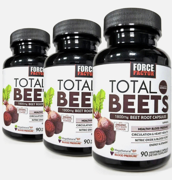 3PCS Total Beets Blood Pressure Support Beet Root Capsules, Circulation Support