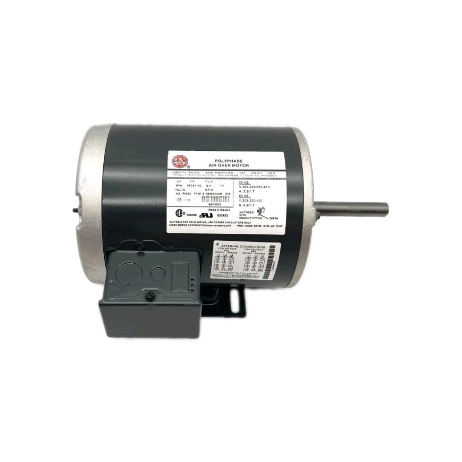 Liebert Condenser Fan Motor, 3/4  KIT-B670010 Liebert KIT-B670010