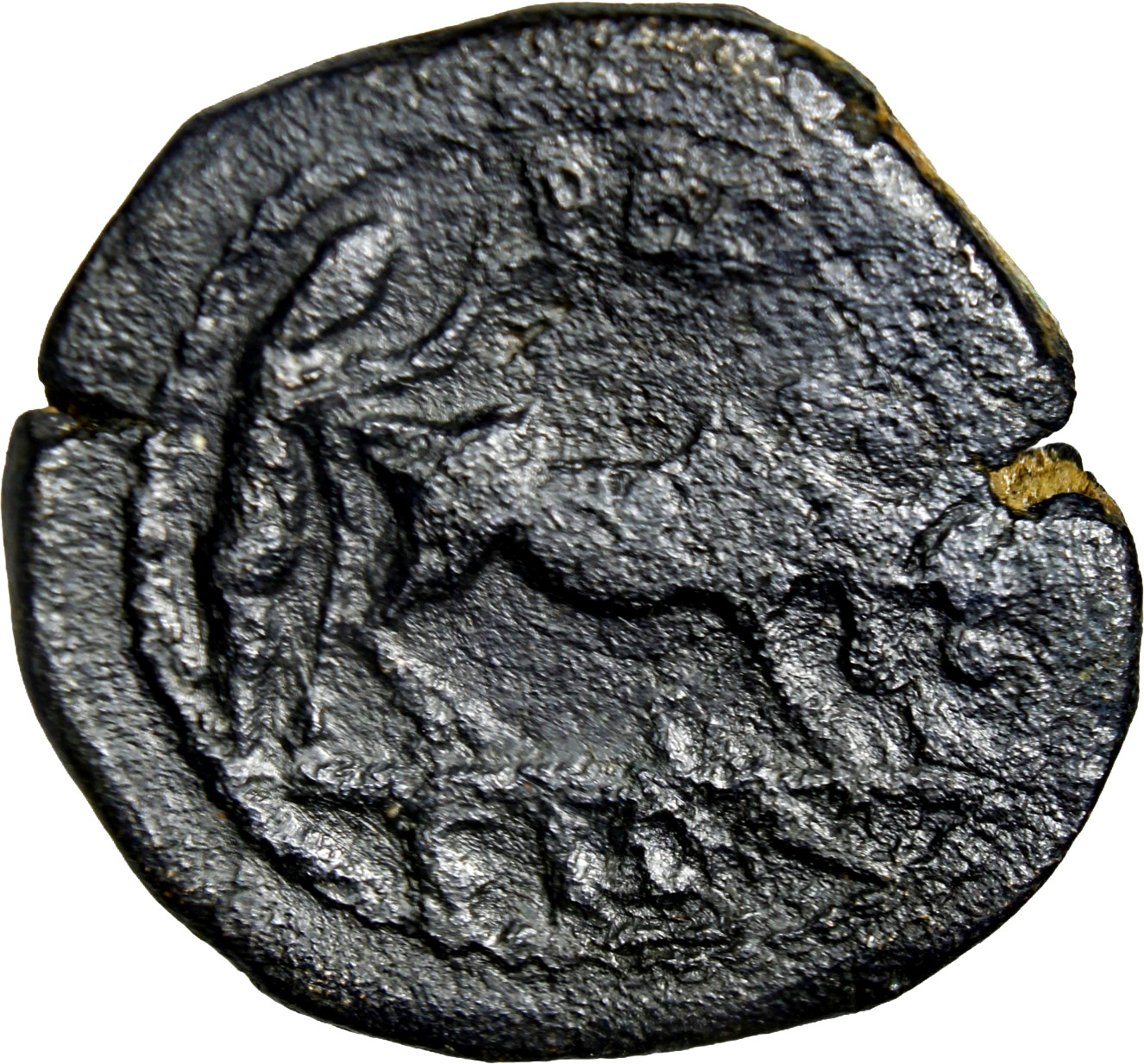 Colonization of Judaea & Arabia Decapolis. Petra. Elagabalus Roman Coin Plough