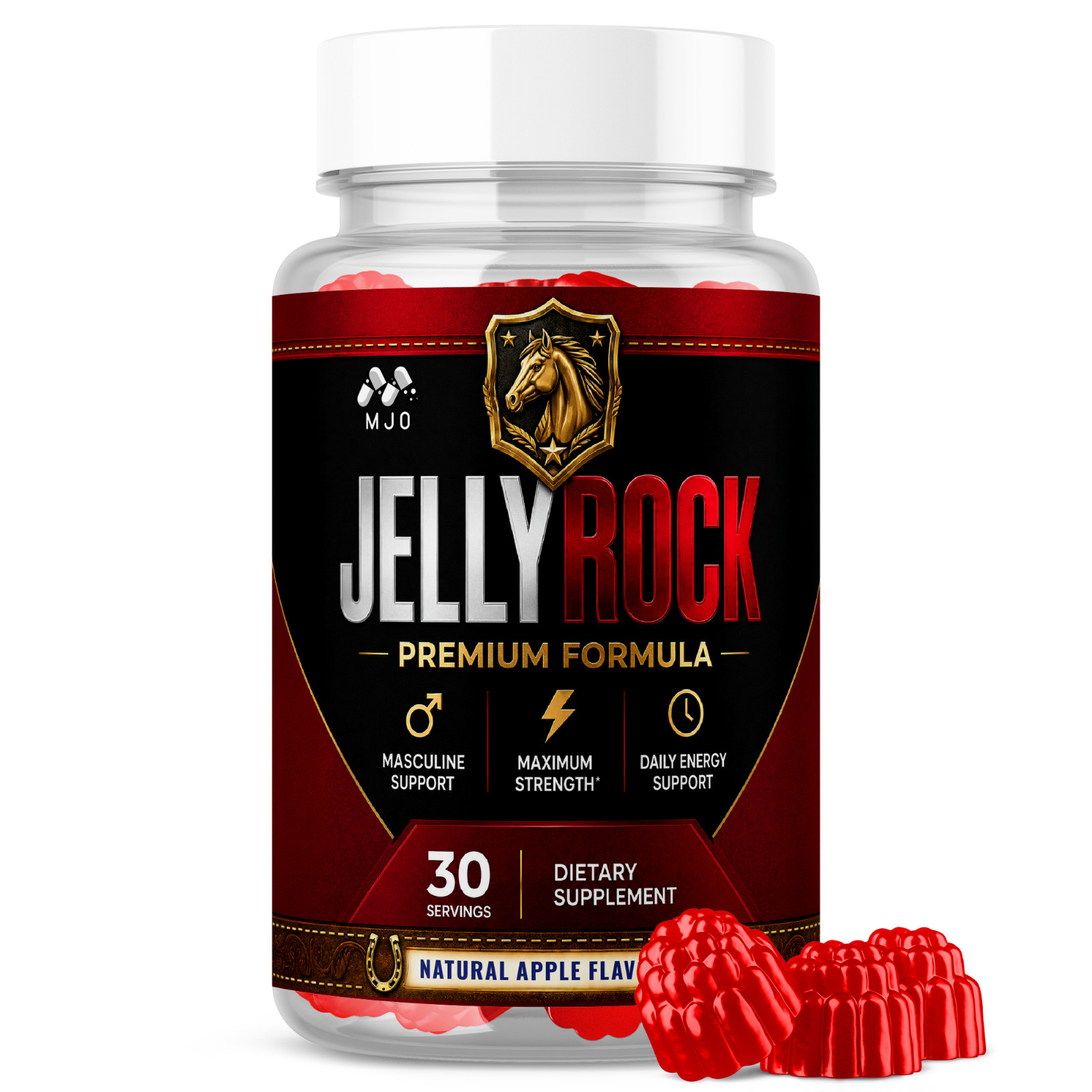 Jelly Rock Gummys Advanced Male Health Support Supplement JellyRock 60 Gummies