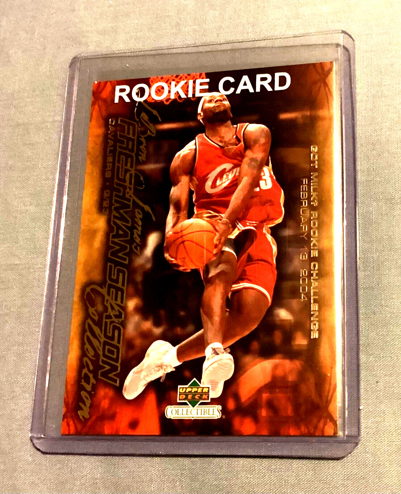 LeBron James Rookie Upper Deck 2003 Set 03-04 Short Print Card Lakers Game #54