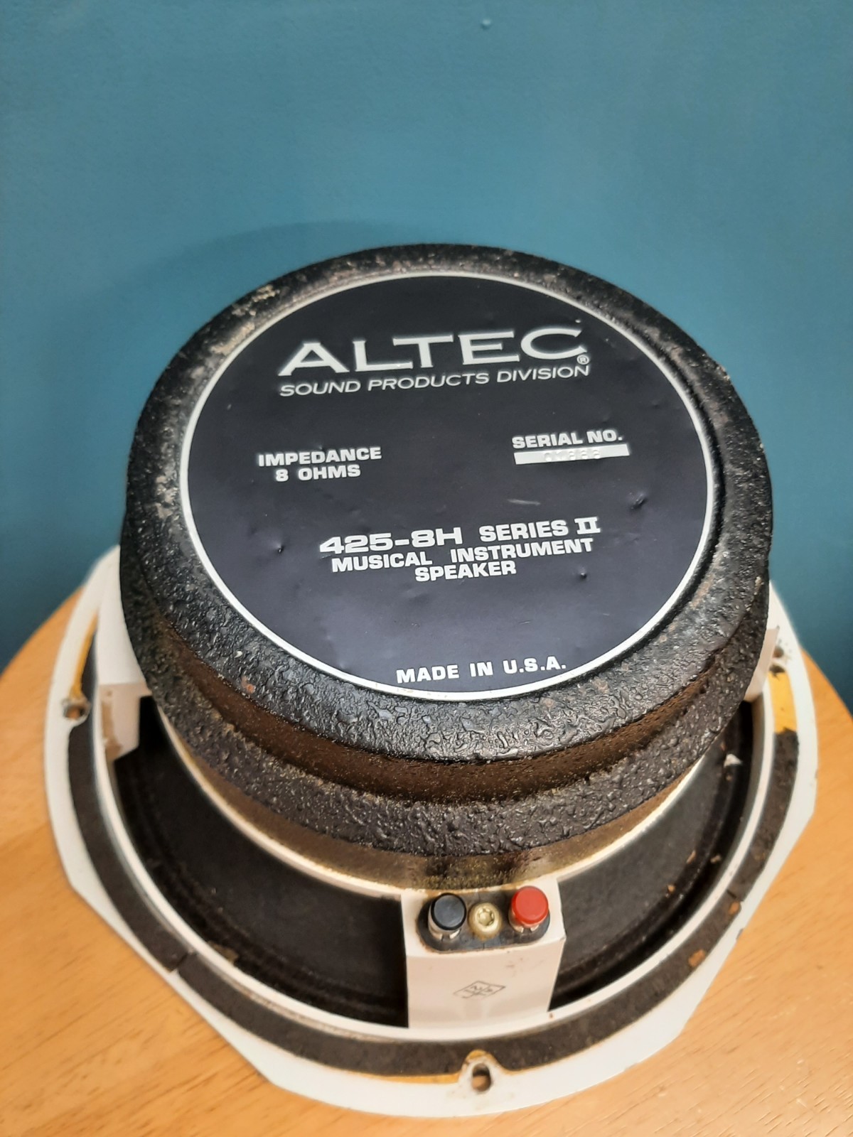 Altec 425-8H Series II 10’’ Speaker Ceramic Magnet Vintage Altec 425-8H Series II 10’’ Speaker Ceramic Magnet Vintage