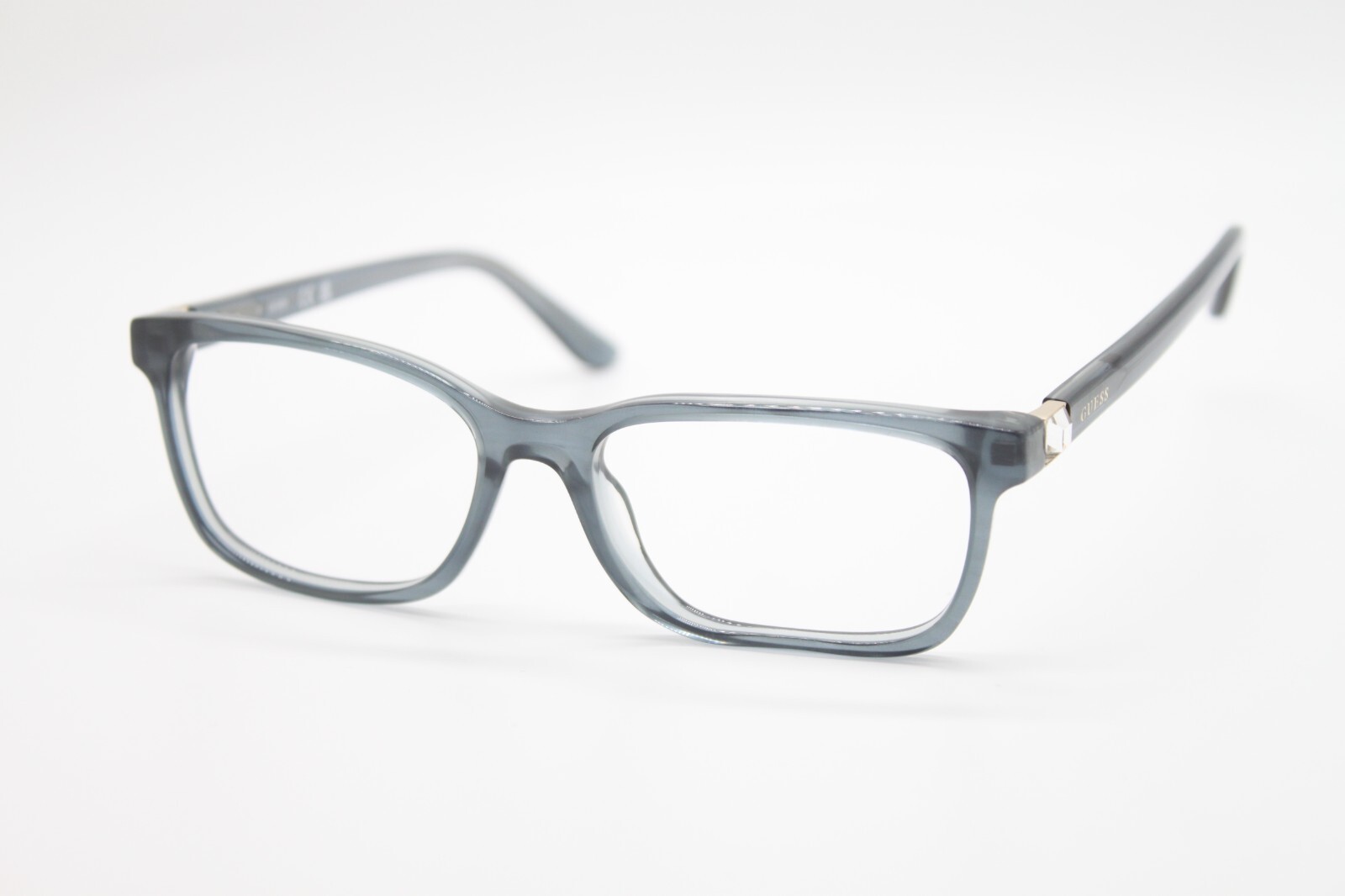 NEW GUESS GU50196 092 BLUE GREY AUTHENTIC EYEGLASSES 52-16