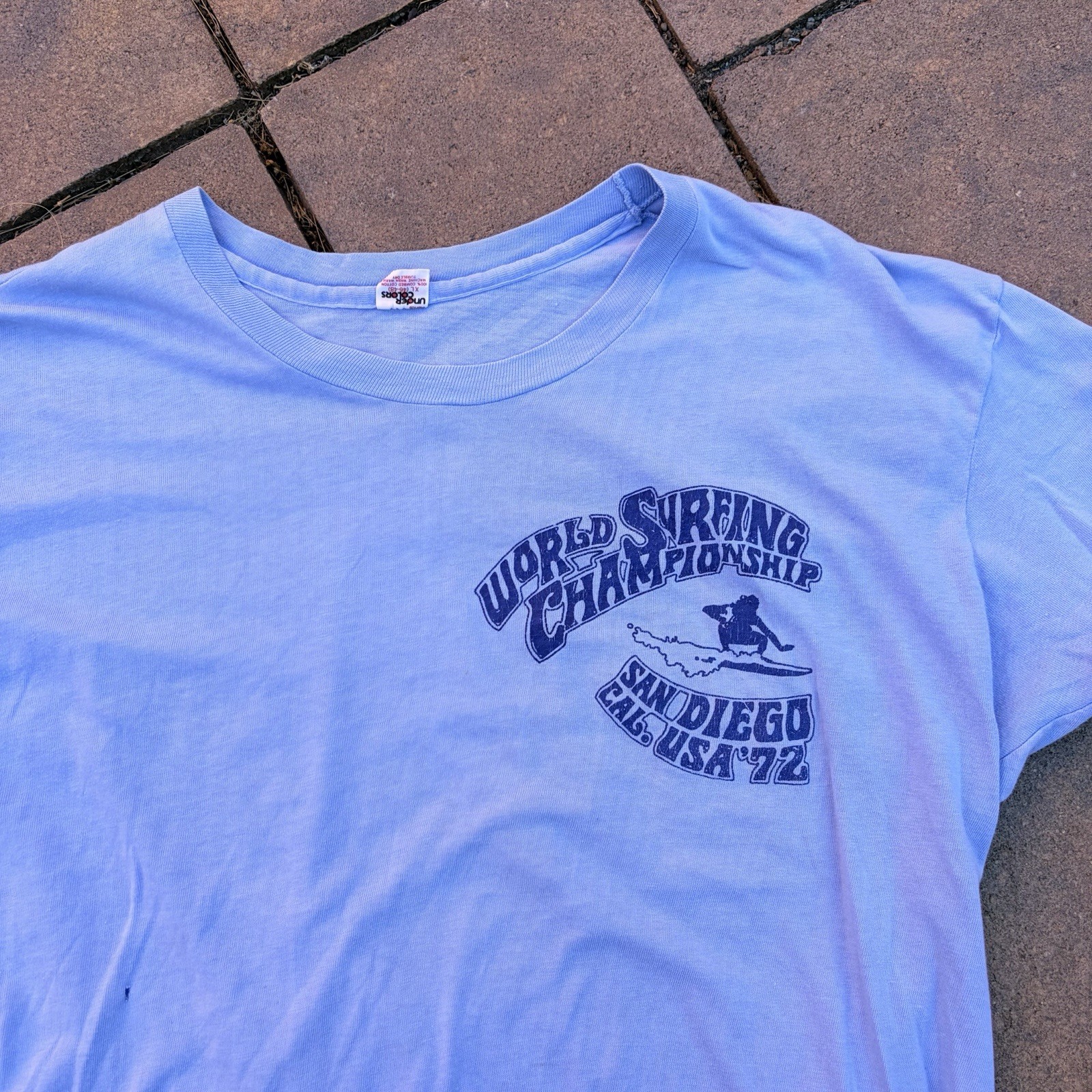 Vintage 1972 World Surfing Championship San Diego Tee Shirt Single Stitch XL Vintage 1972 World Surfing Championship San Diego Tee Shirt Single Stitch XL